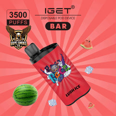 IGET Bar 3500 Puffs disposable vape