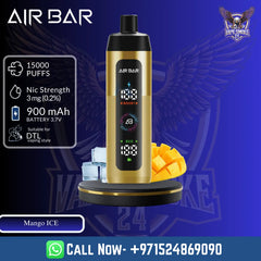 Air Bar Shisha 15000 Puffs Premium Disposable Vape