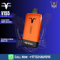 IGNITE V155 15500 Puffs Disposable Vape Ultra Slim Pod Kit Price in UAE