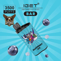 IGET Bar 3500 Puffs disposable vape