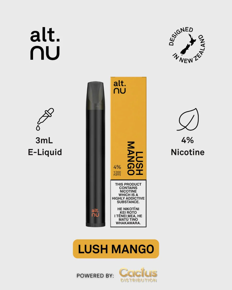 Alt. NU 1200 Puffs Ice Cream Disposable Vape V2.0 Dubai lush mango
