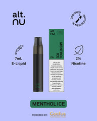 ALT NU 8000 Puffs Disposable Vape| menthol ice