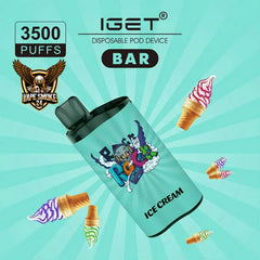 IGET Bar 3500 Puffs disposable vape