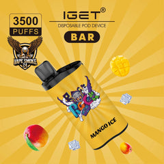 IGET Bar 3500 Puffs disposable vape
