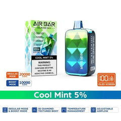 Air Bar Diamond Box 20000 Puffs Disposable Vape (PHC Heating Tech & OLED Display)