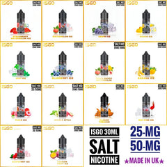 ISGO Salt Nic 30ml E-Liquid (Smooth Nicotine Salt Formulation)