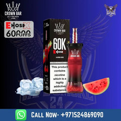 Al Fakher Crown Bar 60000 Puffs E Hose X Disposable Vape
