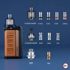VOOPOO Drag Max 177W TC Kit with PnP Tank