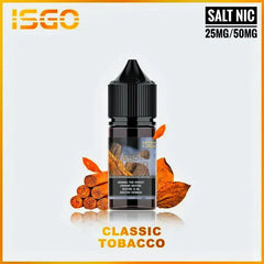 ISGO Salt Nic 30ml E-Liquid (Smooth Nicotine Salt Formulation)