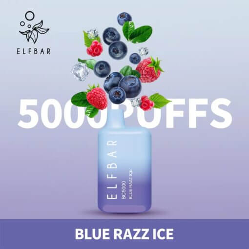 ELF BAR BC5000: Ultimate 5000 Puff VapeFLAVOR ::: Blue Razz ice