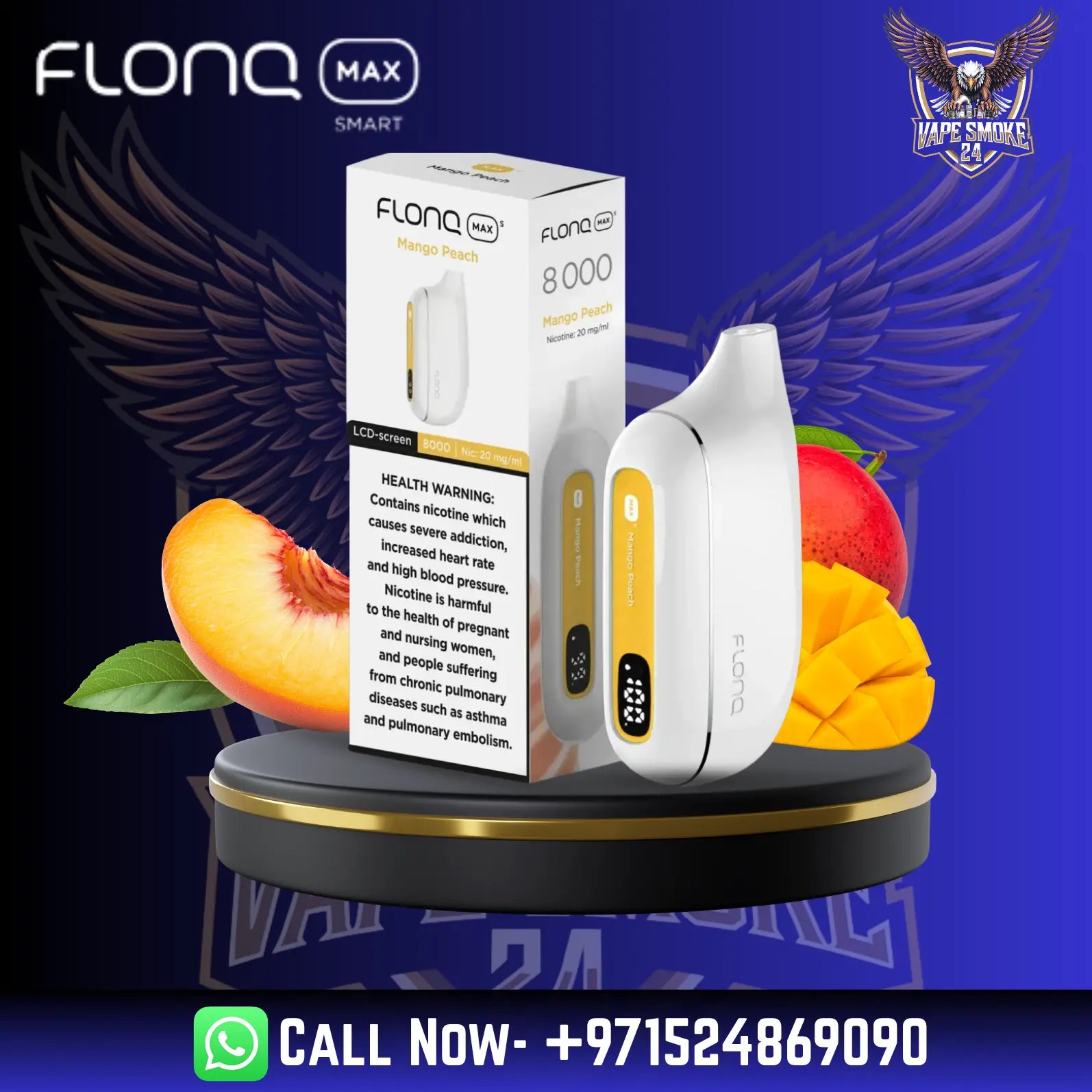 Flonq Max S 8000 Puffs Disposable Vape in UAE compact design vape