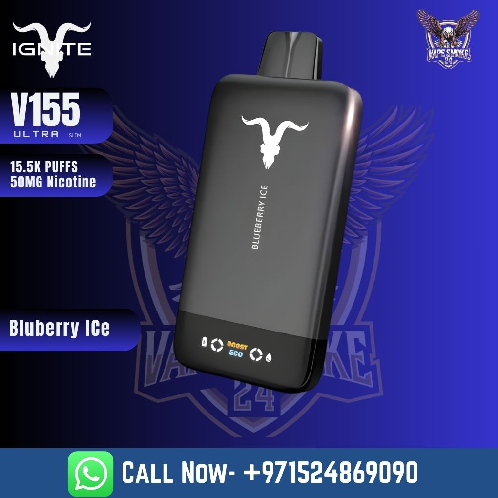 IGNITE V155 15500 Puffs Disposable Vape Ultra Slim Pod Kit Price in UAE