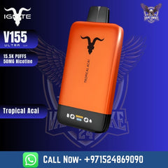 IGNITE V155 15500 Puffs Disposable Vape Ultra Slim Pod Kit Price in UAE