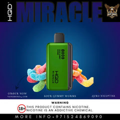 HQD Miracle 8000 Puffs Disposable Vape