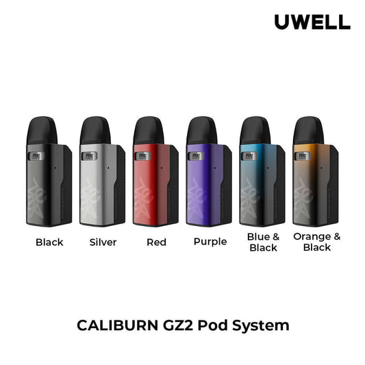 UWELL Caliburn GZ2 Pod System New vape In Uae 2023Color: Black