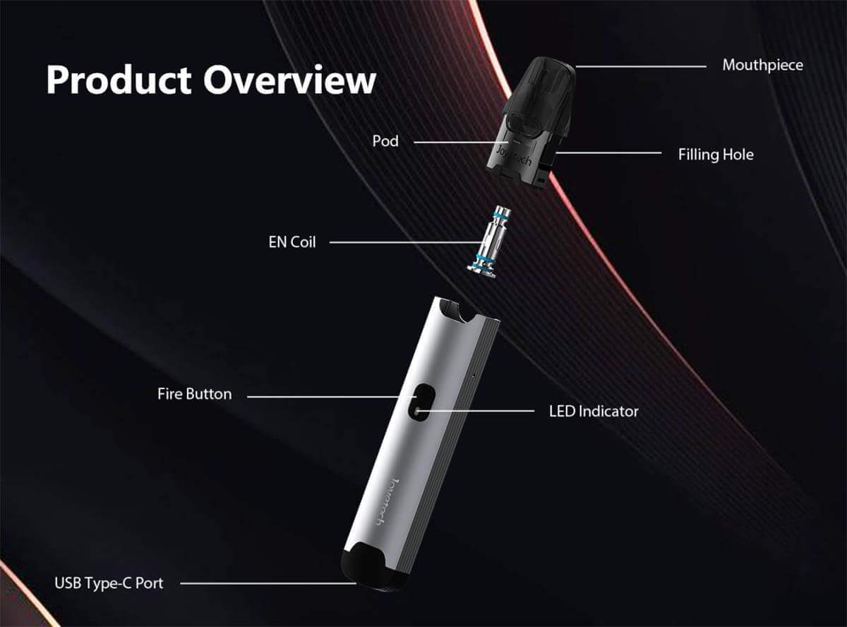 Joyetech Evio C Kit in UAE: Superior Vaping ExperienceColor: Black