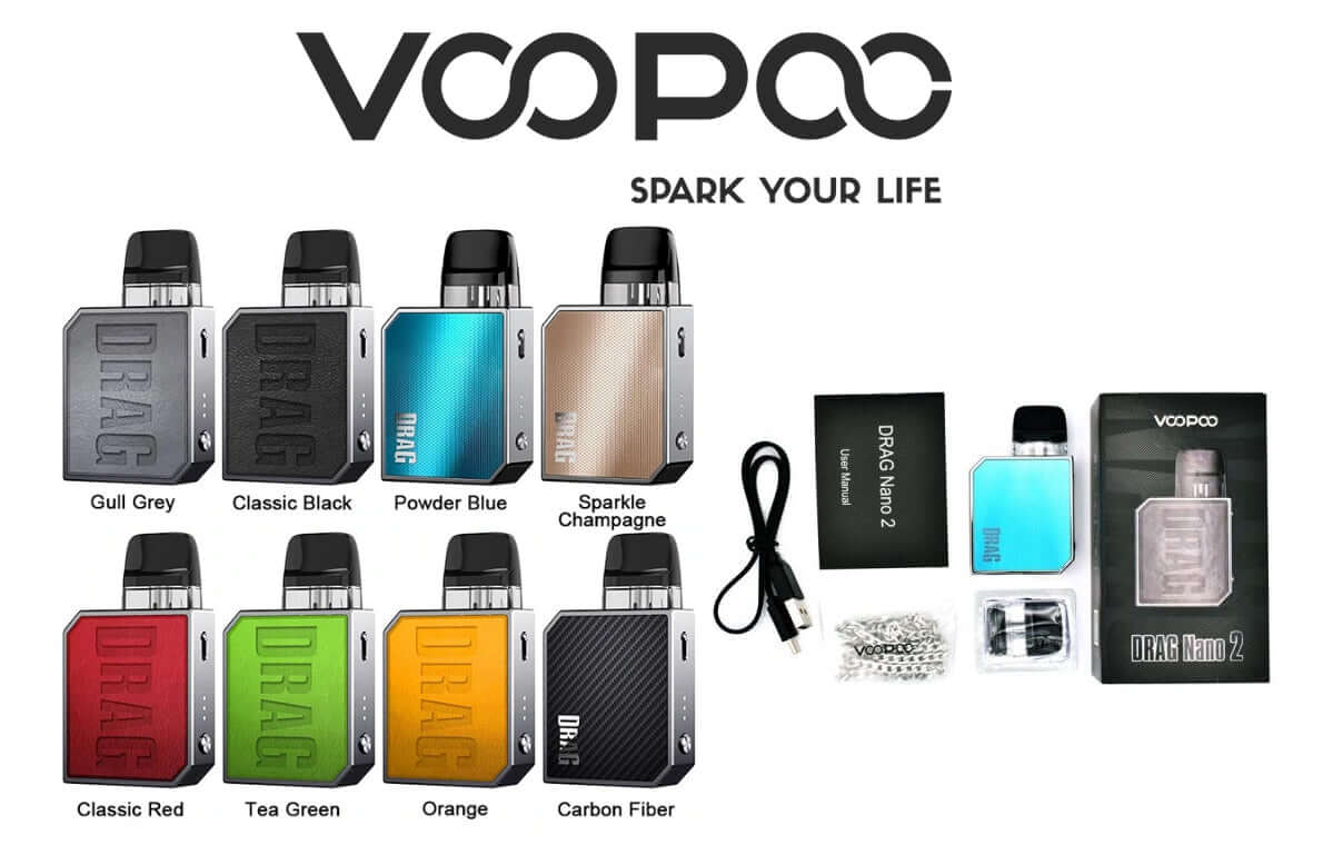 Buy Voopoo Drag Nano 2 Kit - Best Price UAE 2023Color: TEA GREEN