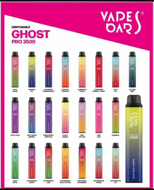 Vape Bar Ghost Pro 3500 Puffs Best Price in Dubai