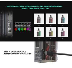 Rincoe JellyBox 228W Kit - Transparent & Durable