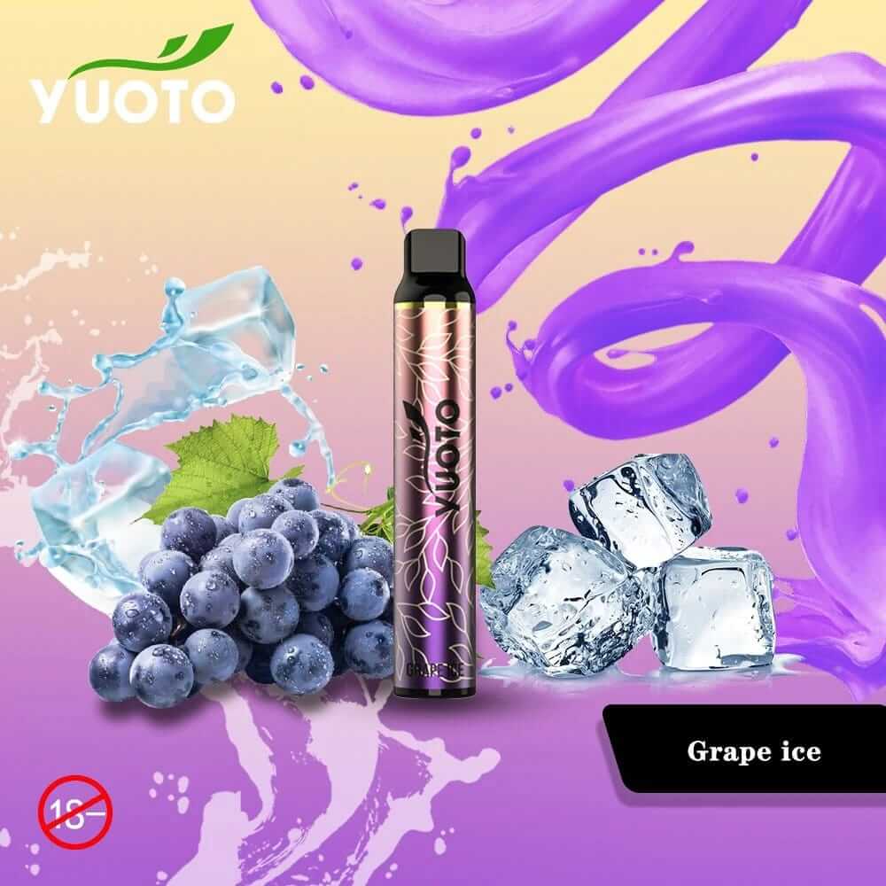 Yuoto Luscious 3000 Puffs Disposable Vape in UAEFlavors ::: Grape Ice