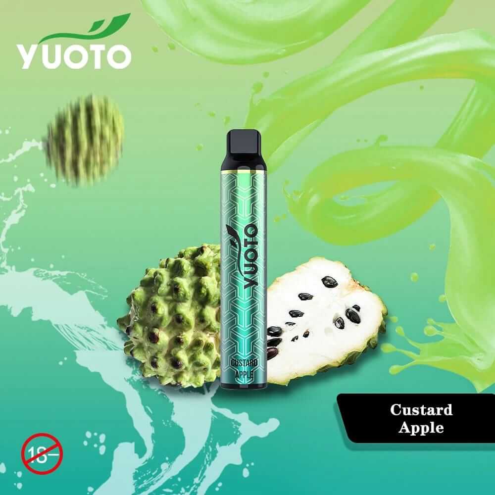 Yuoto Luscious 3000 Puffs Disposable Vape in UAEFlavors ::: Custard Apple