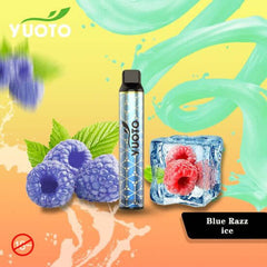 Yuoto Luscious 3000 Puffs Disposable Vape in UAEFlavors ::: Blue Razz Ice