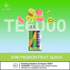 ELF BAR TE6000 DISPOSABLE VAPE IN DUBAIFLAVORS-: Apple Peach