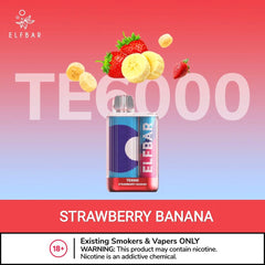 ELF BAR TE6000 DISPOSABLE VAPE IN DUBAIFLAVORS-: Apple Peach