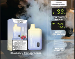 Nerd Fire 8000 Disposable Vape 2% Nic - Buy NowFlavors-: Blackcurrant Ice