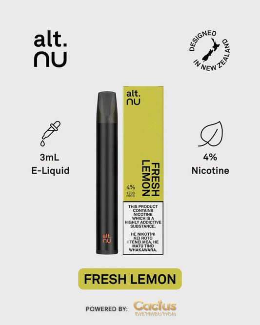 Alt. NU 1200 Puffs Ice Cream Disposable Vape V2.0 Dubai| fresh lemon