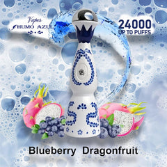 Humo AZUL 24000 disposable vape with tequila-style flavor