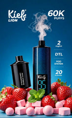 Kief LION 60,000 Puffs Disposable Vape (2mg / 0.2% Low Nicotine)