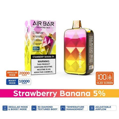 Air Bar Diamond Box 20000 Puffs Disposable Vape (PHC Heating Tech & OLED Display)
