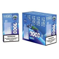 HQD Cuvie Bar 7000 Puffs Rechargeable Disposable Vape