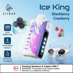 ELF BAR Ice King 30000 Puffs Disposable Vape (Custom Ice Adjustment Series)