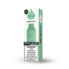 MYLE Meta Bar 2500 Puffs Disposable Vape (Advanced Mesh Coil Tech)