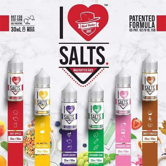 I Love Salts Premium SaltNic E-Liquid (30ml USA Formulation)