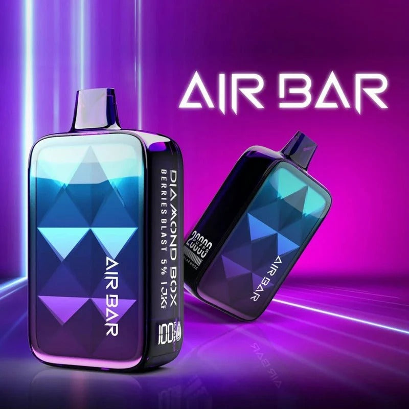 Air Bar Diamond Box 20000 Puffs Disposable Vape (PHC Heating Tech & OLED Display)