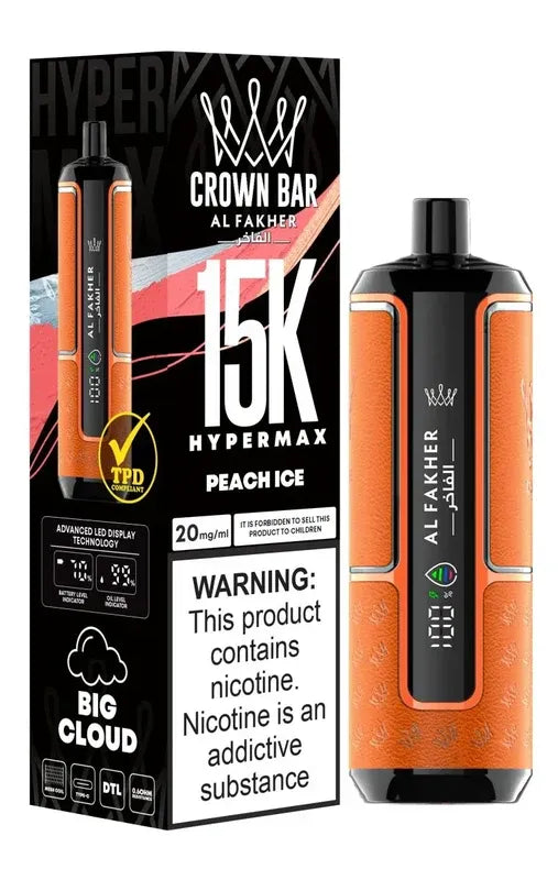 Al Fakher Crown Bar Hypermax 15000 Puffs Disposable Vape