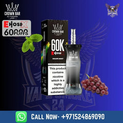 Al Fakher Crown Bar 60000 Puffs E Hose X Disposable Vape