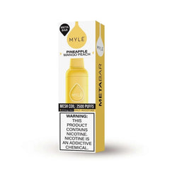 MYLE Meta Bar 2500 Puffs Disposable Vape (Advanced Mesh Coil Tech)